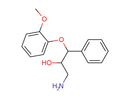 2-hydroxy-3-(2-methoxy-phenoxy)-3-phenyl-propanamine