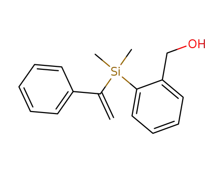 Benzenemethanol, 2-[dimethyl(1-phenylethenyl)silyl]-