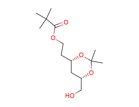 2,2-Dimethyl-propionic acid 2-((4S,6S)-6-hydroxymethyl-2,2-dimethyl-[1,3]dioxan-4-yl)-ethyl ester