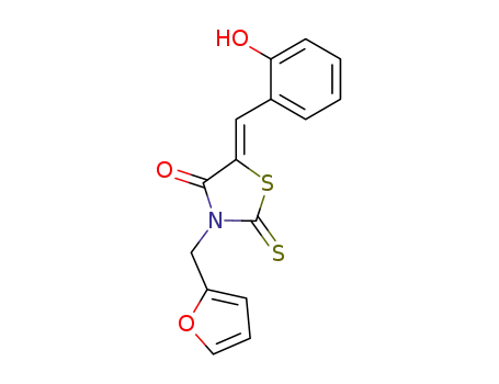 (Z)-5-(2-hydroxybenzylidene)-3-((furan-2-yl)methyl)-2-thioxothiazolidin-4-one