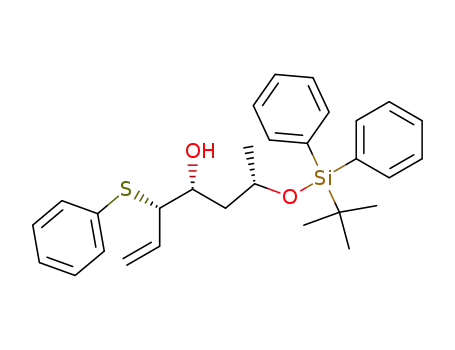 (3S,4R,6S)-6-(tert-Butyl-diphenyl-silanyloxy)-3-phenylsulfanyl-hept-1-en-4-ol