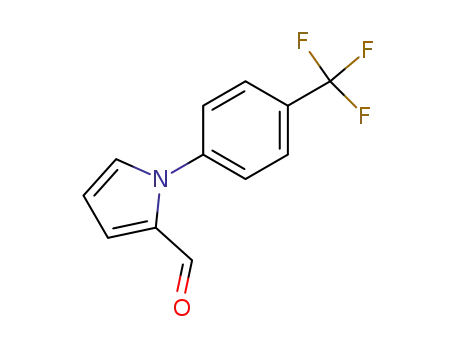Molecular Structure of 156496-70-7 (1-[4-(TRIFLUOROMETHYL)PHENYL]-1H-PYRROLE-2-CARBALDEHYDE)