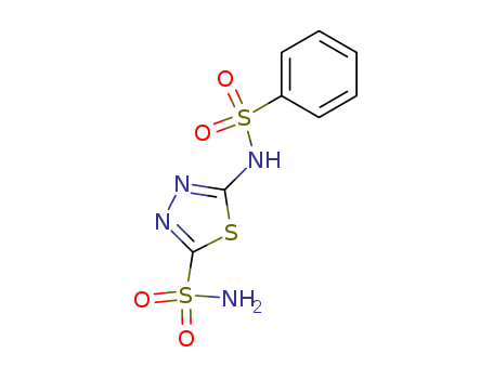 1,3,4-Thiadiazole-2-sulfonamide,5-[(phenylsulfonyl)amino]-