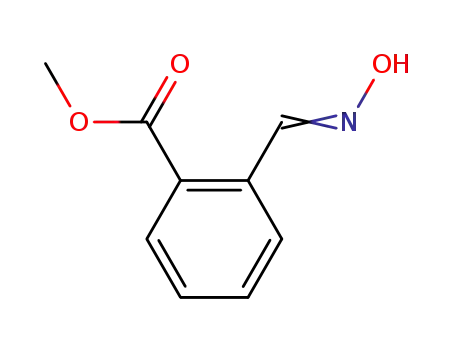 Molecular Structure of 69053-94-7 (Methyl 2-(hydroximinomethyl)benzoate)