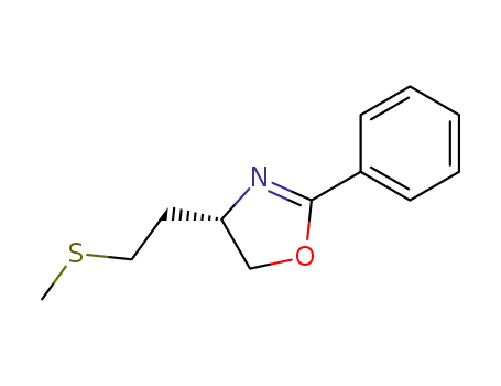 Oxazole, 4,5-dihydro-4-[2-(methylthio)ethyl]-2-phenyl-, (4S)-
