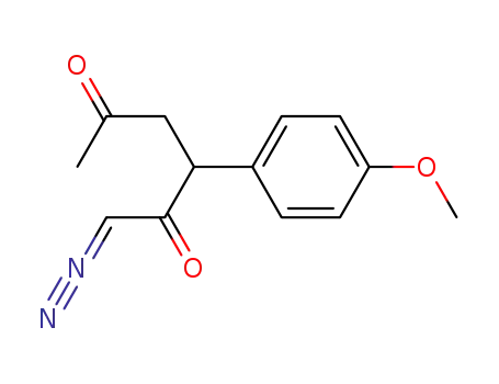 2,5-Hexanedione, 1-diazo-3-(4-methoxyphenyl)-