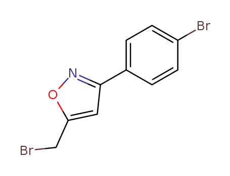 Molecular Structure of 5300-99-2 (5-BROMOMETHYL-3-(4-BROMO-PHENYL)-ISOXAZOLE)