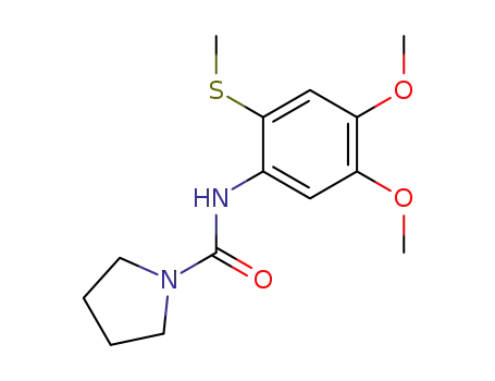 N-pyrrolidinylcarbonyl-2-methylthio-4,5-dimethoxyaniline