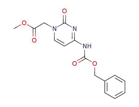 (N<sup>4</sup>-(benzyloxycarbonyl)cytosin-1-yl)acetic acid methyl ester