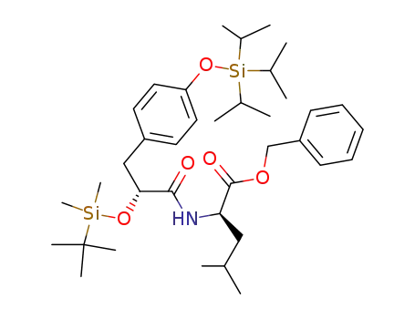 (R)-2-[(R)-2-(tert-Butyl-dimethyl-silanyloxy)-3-(4-triisopropylsilanyloxy-phenyl)-propionylamino]-4-methyl-pentanoic acid benzyl ester