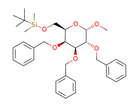 Methyl-6-O-(tert.-butyldimethylsilyl)-2,3,4-tri-O-benzyl-α-D-glucopyranoside