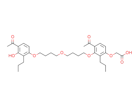 [4-acetyl-3-[4-[4-(4-acetyl-3-hydroxy-2-propylphenoxy)butoxy]butoxy]-2-propylphenoxy]acetic acid