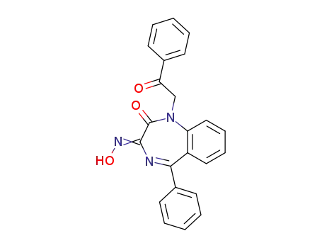 1,3-dihydro-3-hydroxyimino-1-phenacyl-5-phenyl-2H-1,4-benzodiazepin-2-one