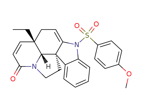 2,3,6,7-tetrahydro-1-<(p-methoxyphenyl)sulfonyl>aspidospermidin-8-one