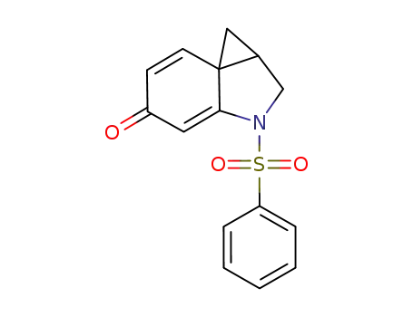 (+/-)-N-(phenylsulfonyl)-1,2,7,7a-tetrahydrocycloprop<1,2-c>indol-4-one