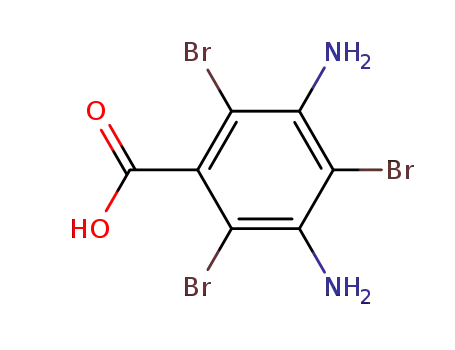 Benzoic acid, 3,5-diamino-2,4,6-tribromo-