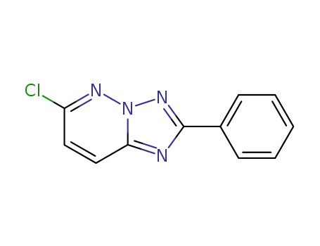 Molecular Structure of 39931-63-0 (6-CHLORO-2-PHENYL-1,2,4-TRIAZOLO[1,5-B]PYRIDAZINE)