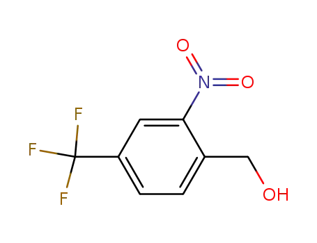 Molecular Structure of 133605-27-3 (2-NITRO-4-(TRIFLUOROMETHYL)BENZYL ALCOHOL)