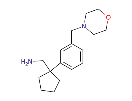 1-<3-(4-morpholinylmethyl)phenyl>cyclopentanemethanamine