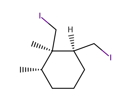 (+/-)-(1R,2S,6S)-1,2-bis(iodomethyl)-1,6-dimethylcyclohexane
