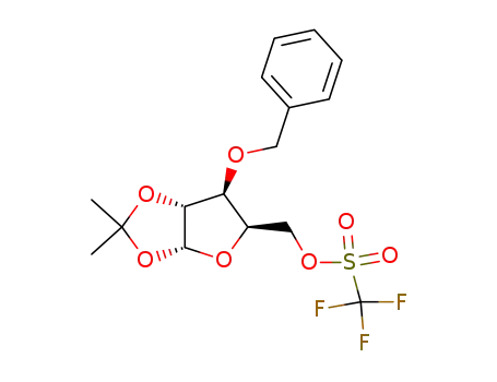 3-O-benzyl-1,2-O-isopropylidene-5-O-trifluoromethanesulphonyl-α-D-xylofuranose