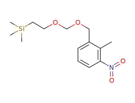 trimethyl(2-{[(2-methyl-3-nitrobenzyl)oxy]methoxy}ethyl)silane