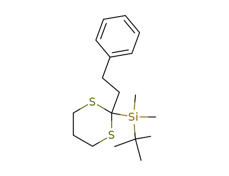tert-Butyl-dimethyl-(2-phenethyl-[1,3]dithian-2-yl)-silane