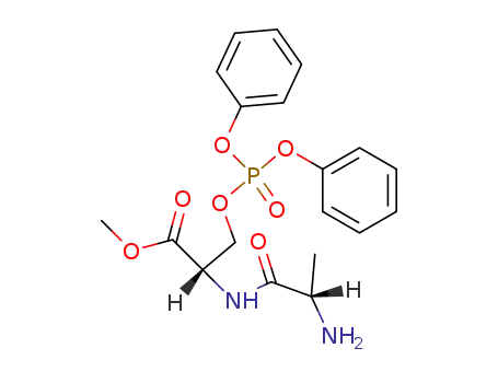 Molecular Structure of 107540-41-0 (H-Ala-Ser<OP(O)(OPh)2>-OMe)