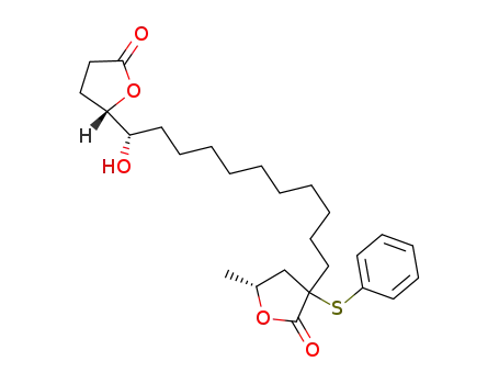 (5R)-3-[(S)-11-hydroxy-11-((S)-5-oxotetrahydrofuran-2-yl)undecyl]-5-methyl-3-(phenylsulfanyl)dihydrofuran-2-one