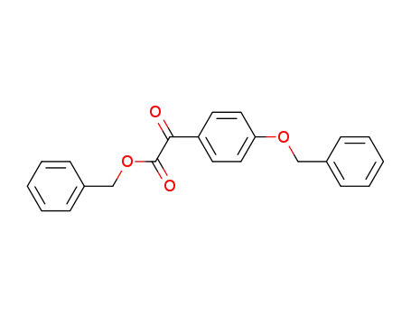Molecular Structure of 76529-99-2 (benzyl <p-(benzyloxy)phenyl>glyoxylate)