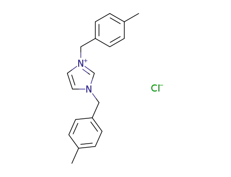 Molecular Structure of 179231-44-8 (1,3-bis(4-tolylmethyl)imidazolium chloride)