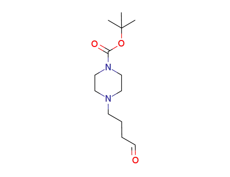 Molecular Structure of 1155269-84-3 (tert-butyl 4-(4-oxobutyl)piperazine-1-carboxylate)