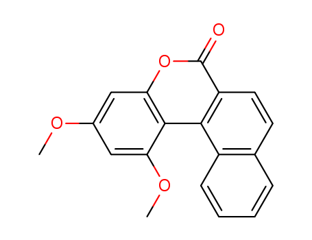 6H-Benzo[b]naphtho[1,2-d]pyran-6-one, 1,3-dimethoxy-