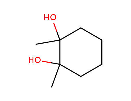 Molecular Structure of 55489-05-9 (1,2-Cyclohexanediol, 1,2-dimethyl-)