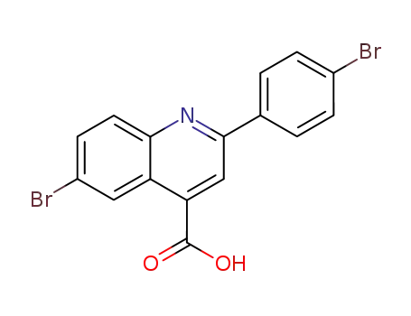 6-BROMO-2-(4-BROMO-페닐)-퀴놀린-4-카르복실산