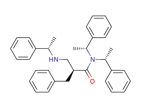 (2S)-N,N-bis[(1R)-1-phenylethyl]-3-{[(1S)-1-phenylethyl]amino}-2-(phenylmethyl)propanamide