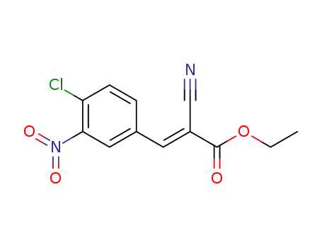 (E)-ethyl 3-(4-chloro-3-nitrophenyl)-2-cyanoacrylate