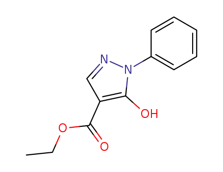 Molecular Structure of 30588-33-1 (ethyl 3-oxo-2-phenyl-2,3-dihydro-1H-pyrazole-4-carboxylate)