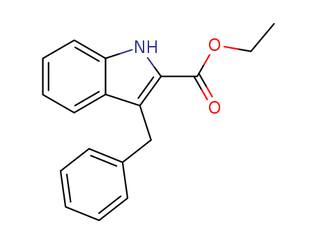 1H-Indole-2-carboxylic acid, 3-(phenylmethyl)-, ethyl ester