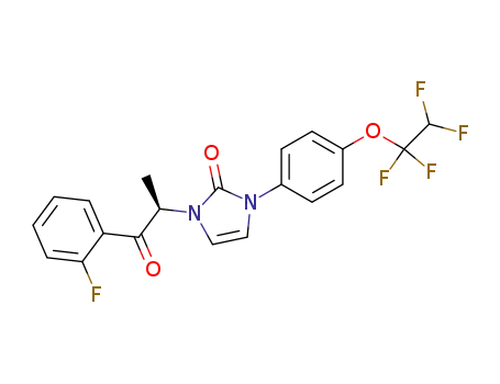 1-[(1R)-2-(2-fluorophenyl)-2-oxo-1-methylethyl]-3-[4-(1,1,2,2-tetrafluoroethoxy)phenyl]-2(1H,3H)-imidazolone