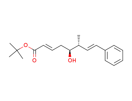 2,7-Octadienoic acid, 5-hydroxy-6-methyl-8-phenyl-, 1,1-dimethylethyl
ester, (2E,5S,6R,7E)-