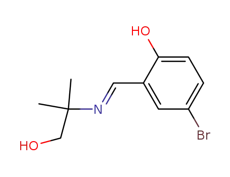 Molecular Structure of 25458-11-1 ((6E)-4-bromo-6-{[(2-hydroxy-1,1-dimethylethyl)amino]methylidene}cyclohexa-2,4-dien-1-one)