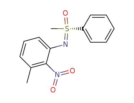 (S)-N-[3-methyl-2-nitrophenyl]-S-methyl-S-phenylsulfoximine