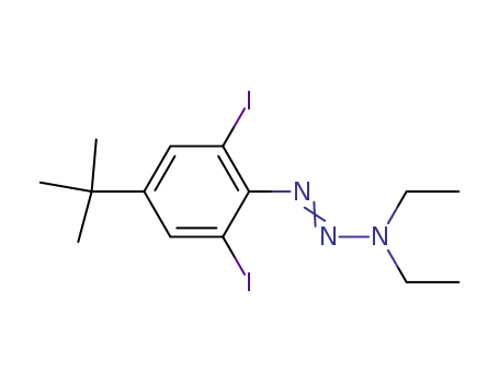 1-(4-(tert-butyl)-2,6-diiodophenyl)-3,3-diethyltriaz-1-ene