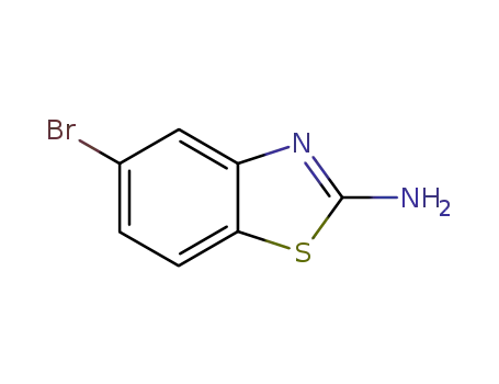 Molecular Structure of 20358-03-6 (2-Amino-5-bromobenzothiazole)