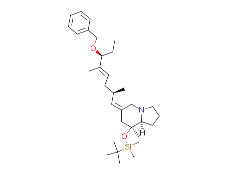 (6Z,8S,8aS)-6-[(2R,4E,6S)-6-(benzyloxy)-2,5-dimethyl-4-octenylidene]-8-{[tert-butyl(dimethyl)silyl]oxy}-8-methyloctahydroindolizine