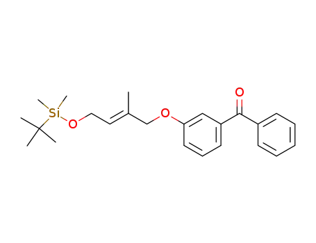 {3-[(E)-4-(tert-Butyl-dimethyl-silanyloxy)-2-methyl-but-2-enyloxy]-phenyl}-phenyl-methanone