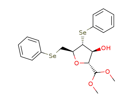Molecular Structure of 67492-40-4 (2,5-Anhydro-4,6-di-Se-phenyl-4,6-diseleno-L-mannose Dimethyl Acetal)