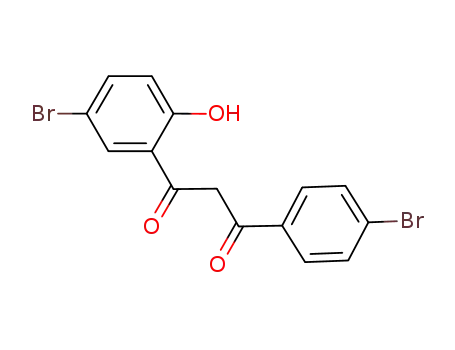 Molecular Structure of 849367-86-8 (1,3-Propanedione, 1-(5-bromo-2-hydroxyphenyl)-3-(4-bromophenyl)-)