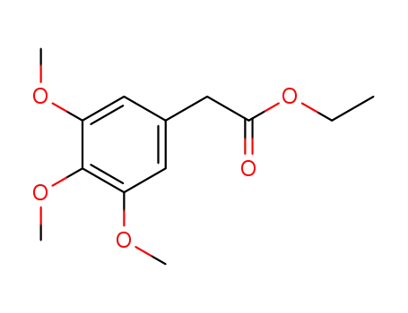 Molecular Structure of 66162-60-5 (ETHYL 3,4,5-TRIMETHOXYPHENYL ACETATE)
